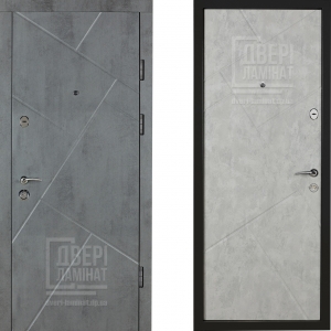 Входная дверь Цитадель Серия К61 Модель 171 бетон темный / бетон серый - Днепр