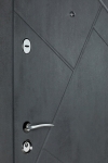 Дверь Цитадель Серия К61 Модель 171 Бетон темный / Бетон серый