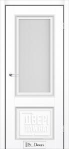 Двери межкомнатные Stil Doors DeLuxe Carolina Белый мат ПО - Днепр