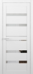 Дверь Albero Dresden Белый матовый c зеркалом