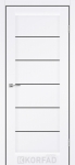 Дверь Korfad Express Riviera Белый мат кристалл