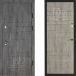 Дверь Цитадель Серия К6 LX Модель 165 Дуб шале графит / Дуб шале седой