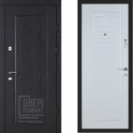 Дверь Цитадель Серия К6 LX Модель 218 дуб Графит / Белая текстура