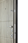 Дверь Булат Серия Олимп Модель 166 Дуб шале графит/ Дуб шале седой
